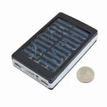 کیت پاور بانک خورشیدی دارای 2 خروجی USB با پنل LED gallery0